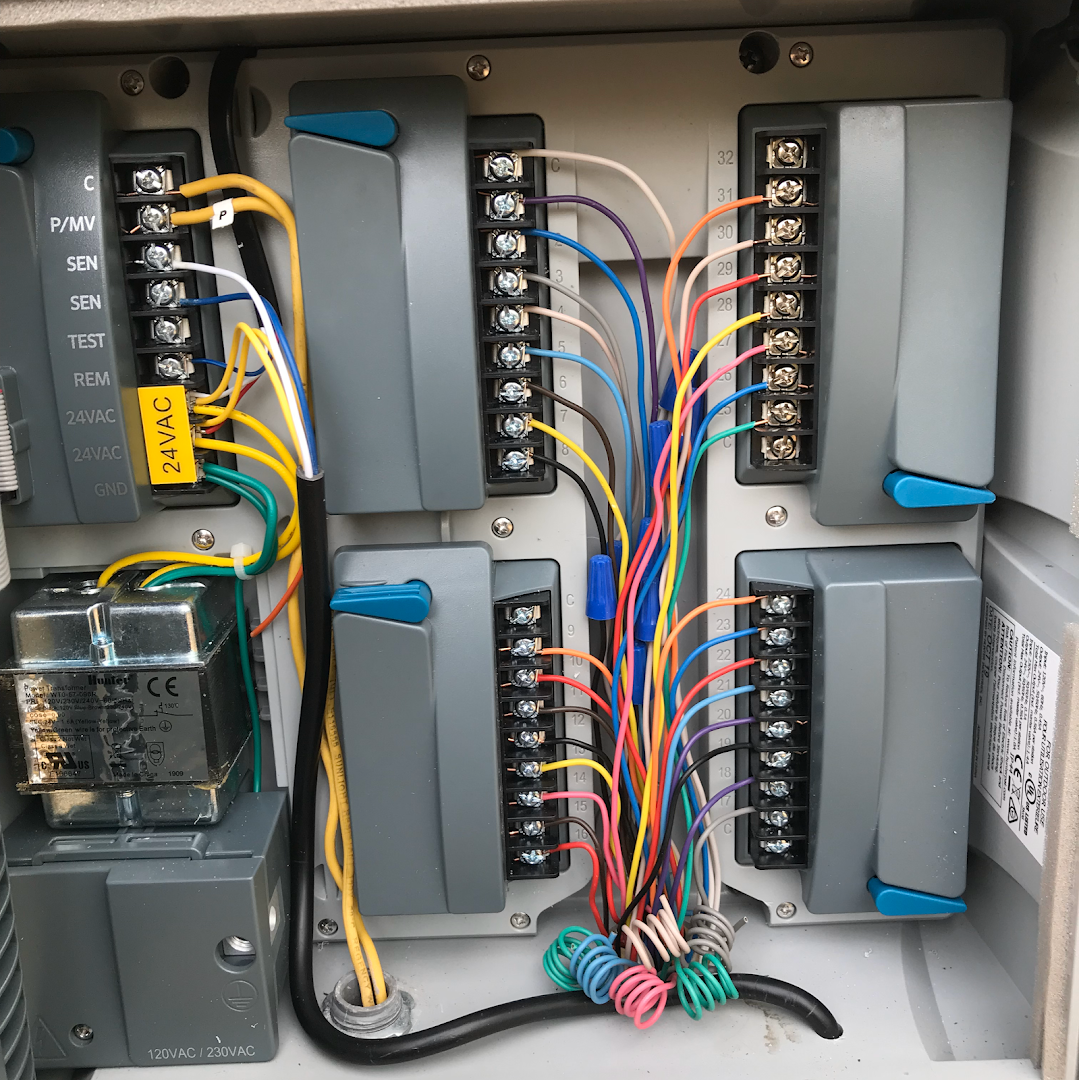 Smart irrigation controller wiring, Wilmington NC